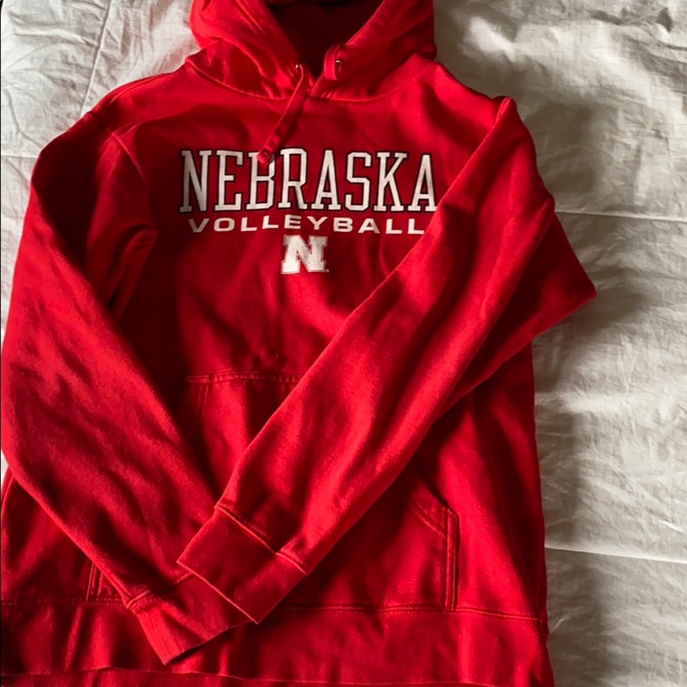 Nebraska Volleyball Hoodie size medium